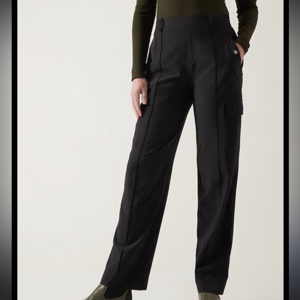 Athleta Vienna Cargo Pants Black Size 12
